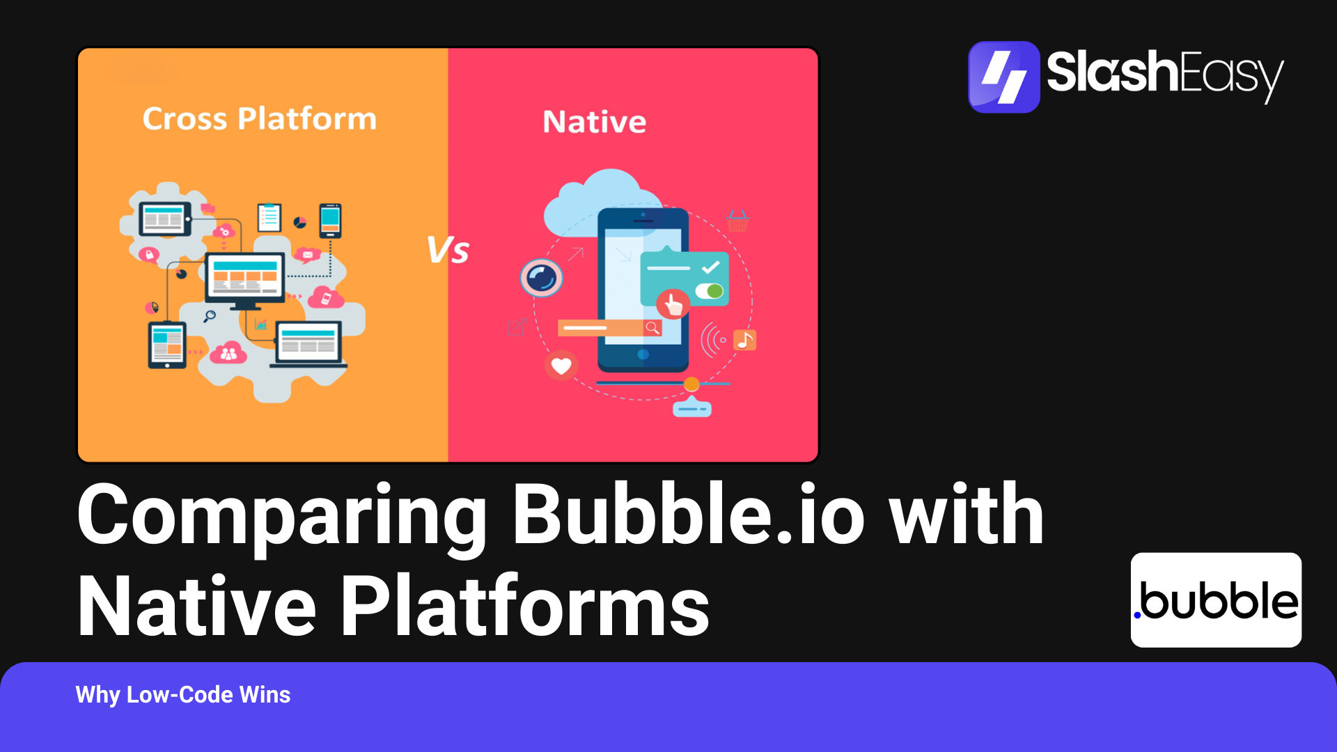 Comparing Bubble.io with native platform