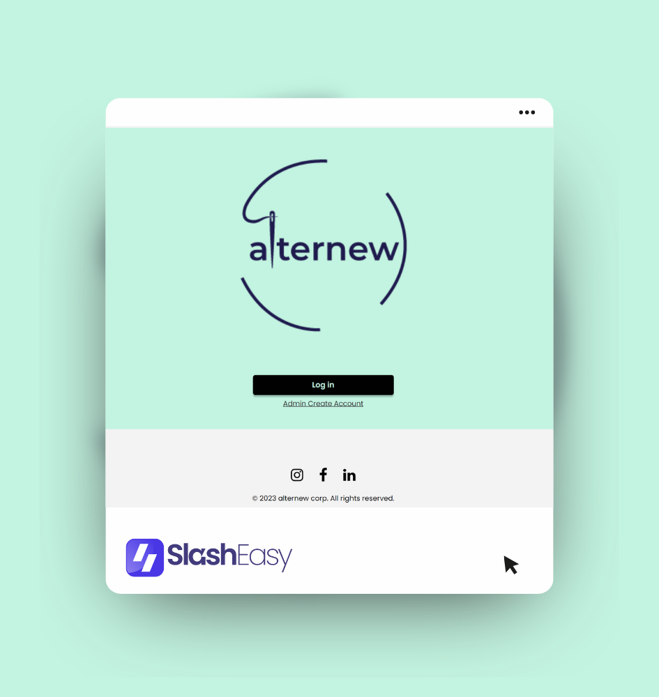 alternew Portfolio Page